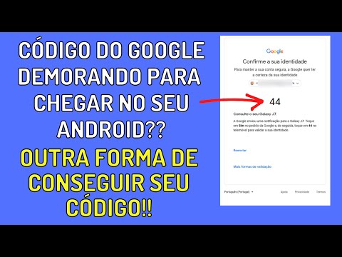 Por que estou recebendo um código de verificação do Google?