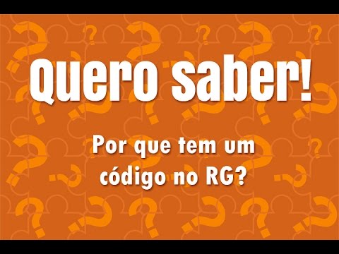 Por que meu RG não tem código interno?