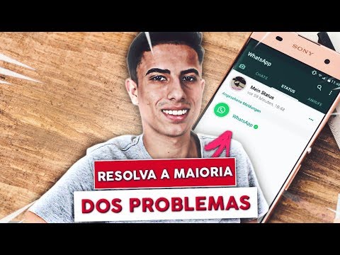 Por que meu status do WhatsApp fica embaçado?