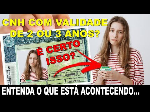 Por que minha CNH veio com validade de 5 anos?