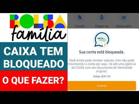 Por que minha conta Caixa Tem está bloqueada?