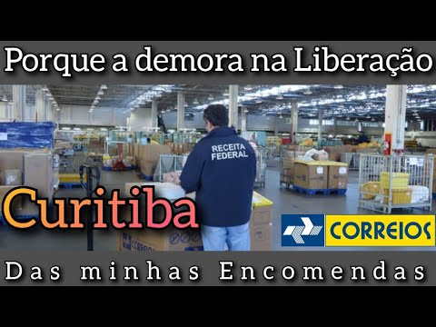 Por que minha encomenda está demorando em Curitiba?