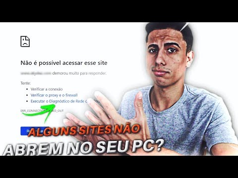 Por que não consigo acessar alguns sites no Google Chrome?