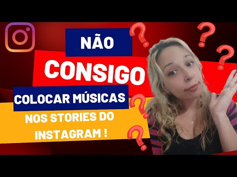 Por que não consigo colocar música no Instagram comercial?