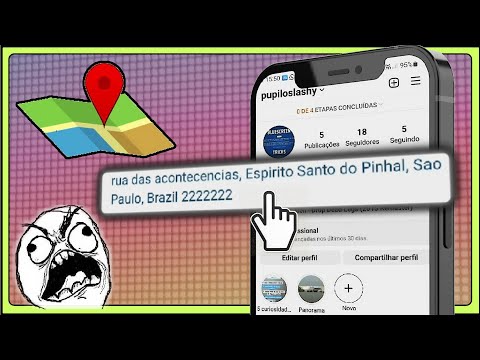 Por que não consigo colocar o endereço na bio do Instagram?