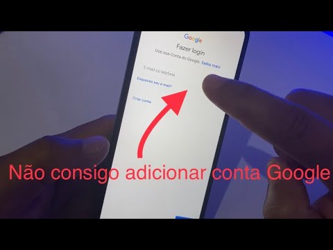 Por que não consigo fazer login no Google pelo celular?