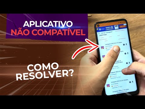 Por que o aplicativo não foi instalado no meu smartphone devido à falta de compatibilidade?