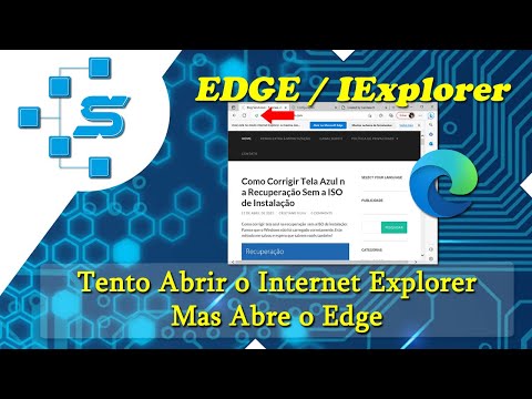 Por que o Internet Explorer está abrindo o Edge?