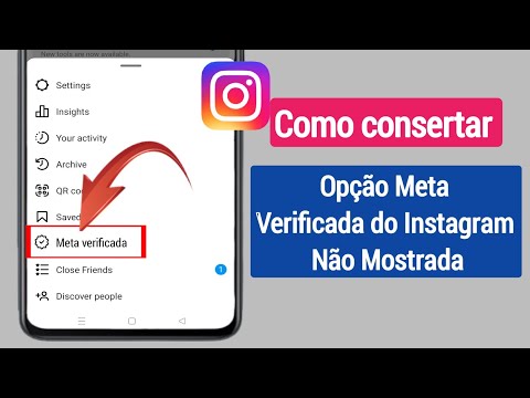 Por que o Meta Verified não aparece?