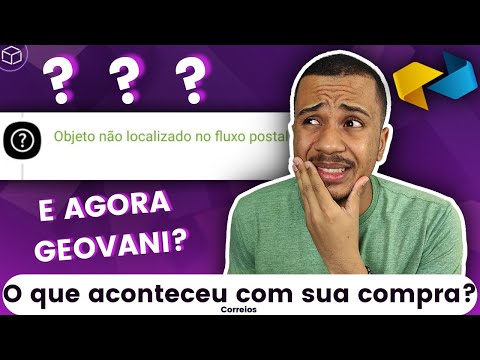 Por que o objeto não foi encontrado na base dos Correios?