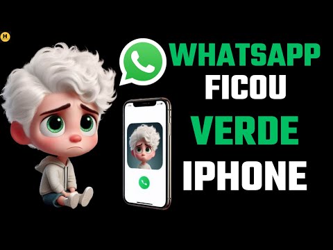 Por que o WhatsApp está todo verde?