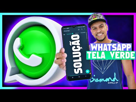 Por que o WhatsApp ficou com a tela verde?