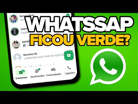 Por que o WhatsApp ficou verde?