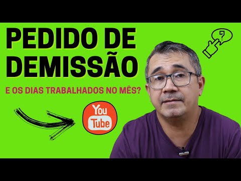 Por que pedi demissão após trabalhar o mês inteiro?