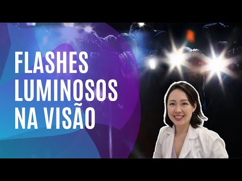 Por que vejo flashes de luz no canto dos olhos?