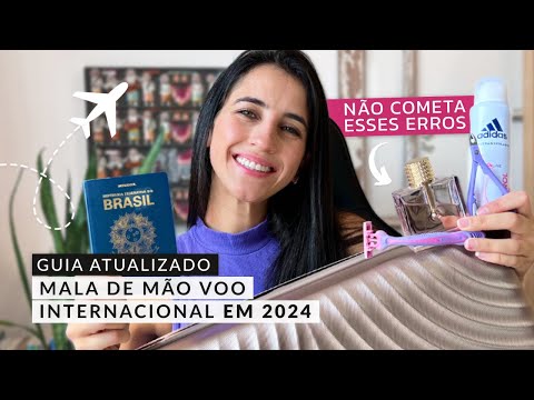 Posso levar chocolate na bagagem de mão em um voo internacional?