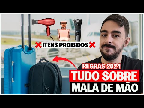 Posso levar prestobarba na bagagem de mão?