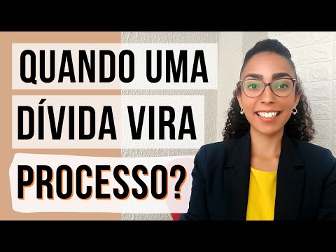 Posso ser processada por dívida?