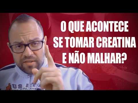 Posso tomar creatina sem treinar?