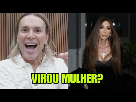 Quais foram as mudanças de Andressa Urach antes e depois das cirurgias?