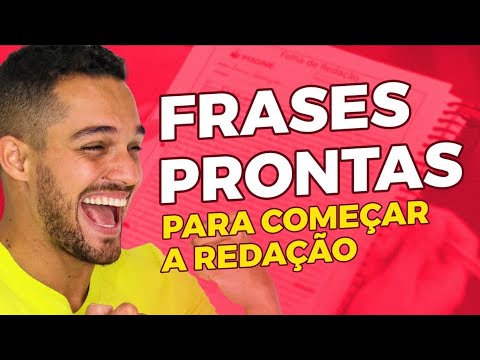 Quais palavras usar para começar uma redação?