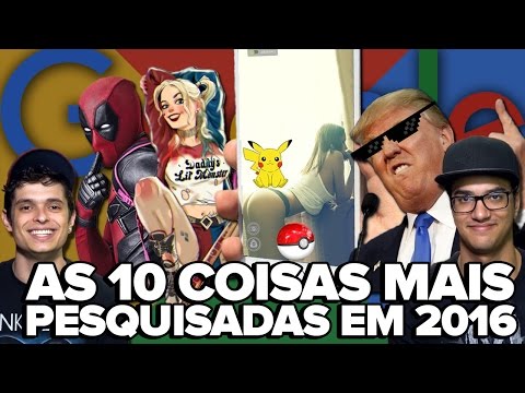 Quais são as 10 coisas mais pesquisadas no Google?