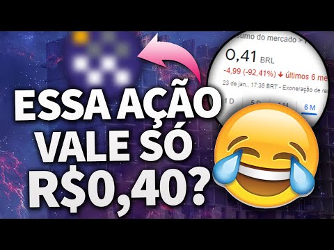 Quais são as ações que custam menos de 1 real?