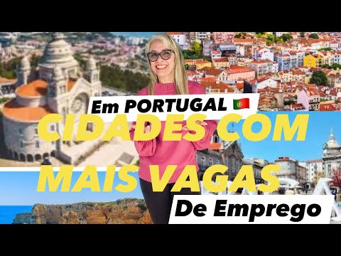 Quais são as cidades com mais emprego em Portugal?