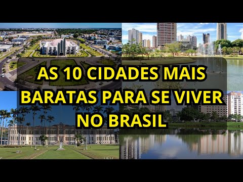 Quais são as cidades mais baratas do Brasil?