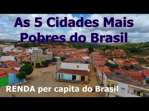 Quais são as cidades mais pobres do Brasil?