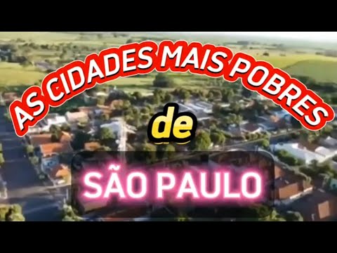 Quais são as cidades mais pobres do Brasil segundo o ranking?