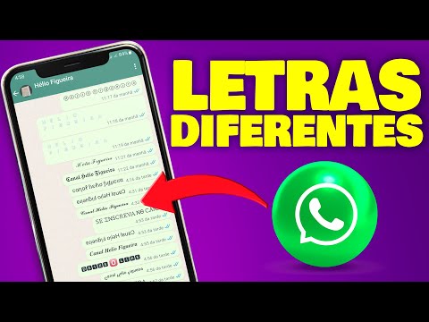 Quais são as letras diferentes que você pode usar no WhatsApp?