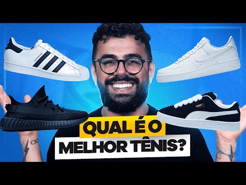 Quais são as marcas famosas de tênis masculino?