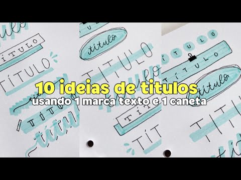 Quais são as melhores ideias de títulos para trabalhos?