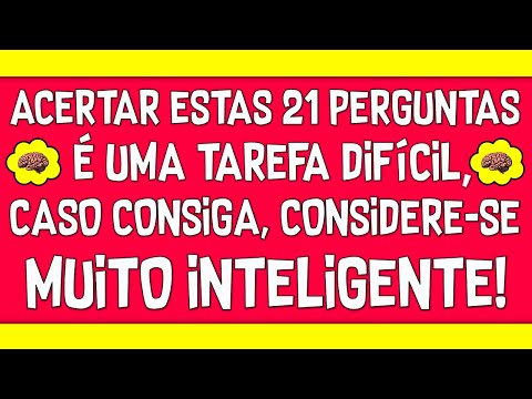 Quais são as melhores perguntas de conhecimentos gerais?