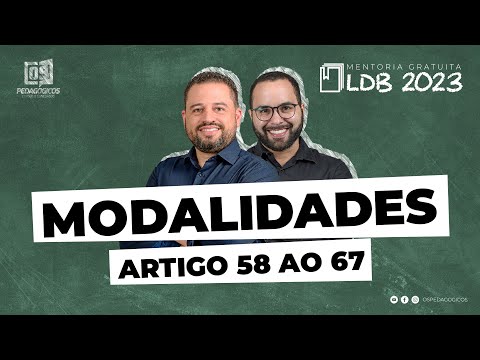 Quais são as modalidades de ensino previstas na LDB?