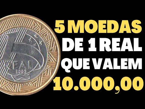 Quais são as moedas de R$ 1 que têm valor?