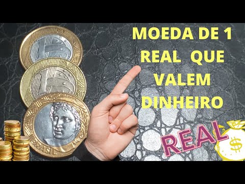 Quais são as moedas de um real que valem muito?