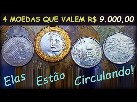 Quais são as moedas raras do Brasil?