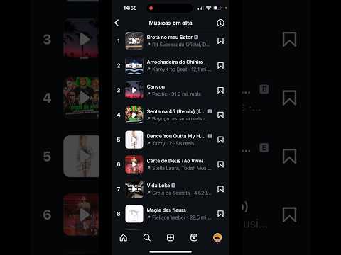 Quais são as músicas em alta no Instagram hoje?