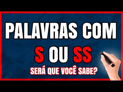 Quais são as palavras que contêm sç e xc?