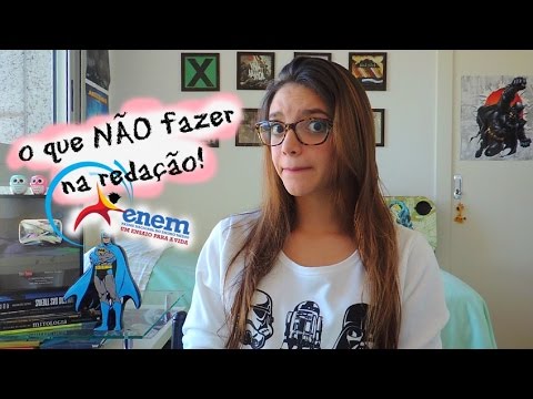 Quais são as palavras que você não pode usar na redação?