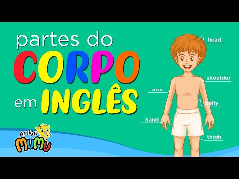 Quais são as partes do corpo humano em inglês?