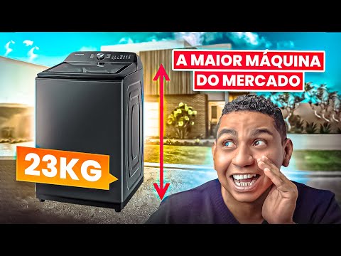 Quais são as principais características da máquina de lavar roupa Samsung?