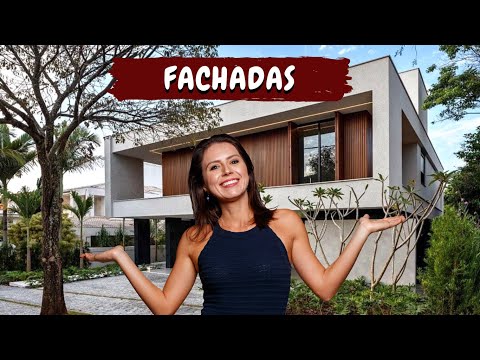 Quais são as principais características das fachadas de casas modernas?