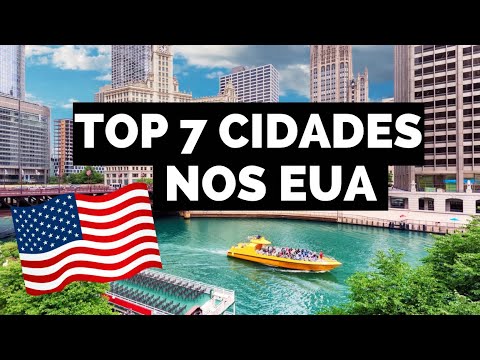 Quais são as principais cidades dos Estados Unidos?