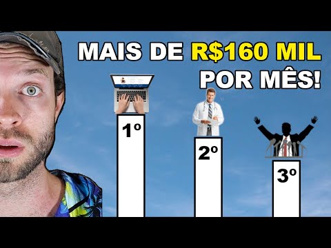 Quais são as profissões que ganham 100 mil por mês?