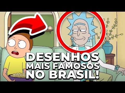 Quais são os 10 desenhos mais assistidos no Brasil?