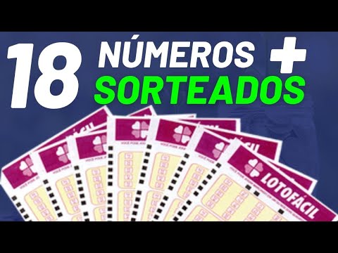 Quais são os 10 números mais sorteados na Lotofácil?