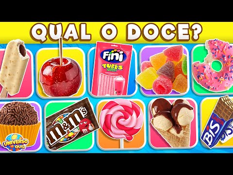 Quais são os 20 nomes de doces mais populares?